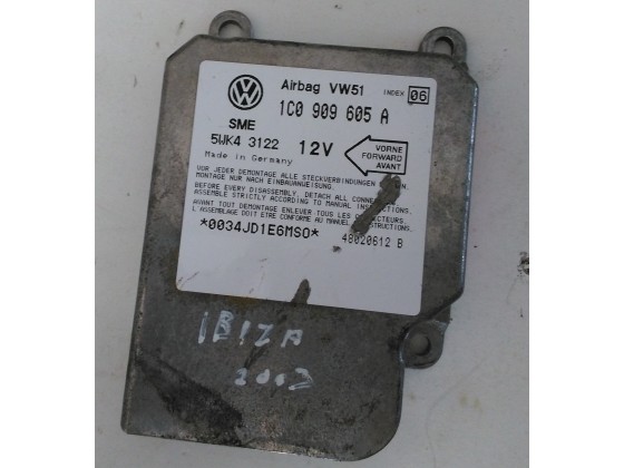 Centralina Airbag Seat Ibiza 2003 ca138